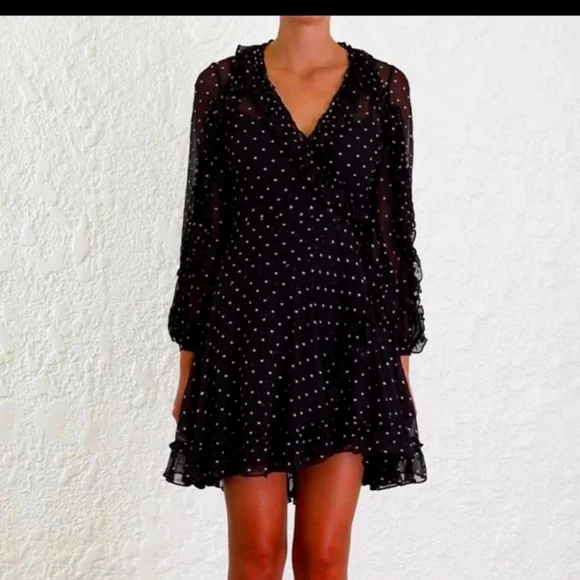 Dresses | Zimmermann Polka Dots Dress Au Size 1 | Poshmark